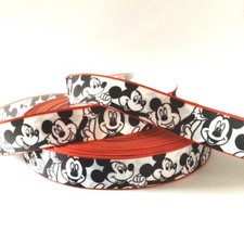 Per Metre - Mickey Mouse 22mm  - Printed Grosgrain Ribbon / Cake/ Hair Bow