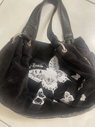 Juicy couture black velour - juicy,