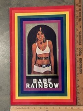 PETER BLAKE Babe Rainbow 1978 Art Print Gold Foil 16 x 10-1/2