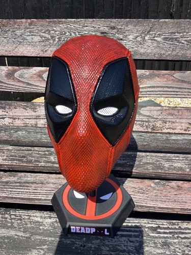 Deadpool printed mask with - deadpool,