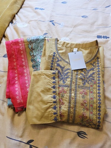 Nishat linen piece suit - linen,