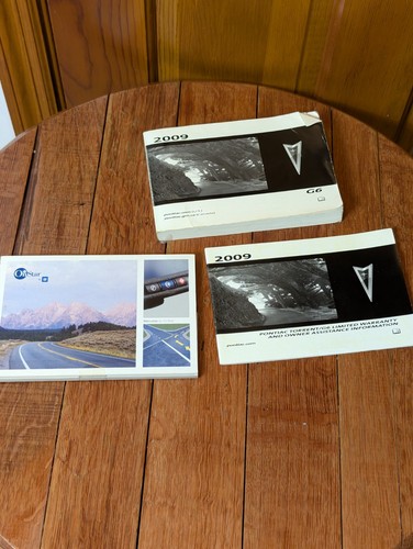 2009 pontiac owners - 2009, manual