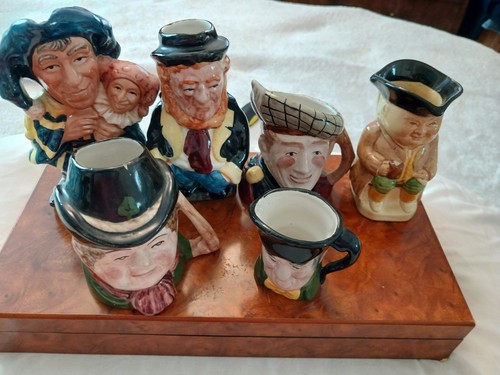 Small collection toby jugs - collection,