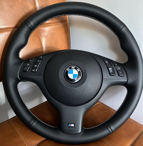 Bmw leather steering wheel - bmw,