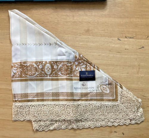 Royal doulton handkerchief nwt - doulton,