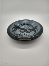 Lotus Pottery Side Bowl With Owl Decoration