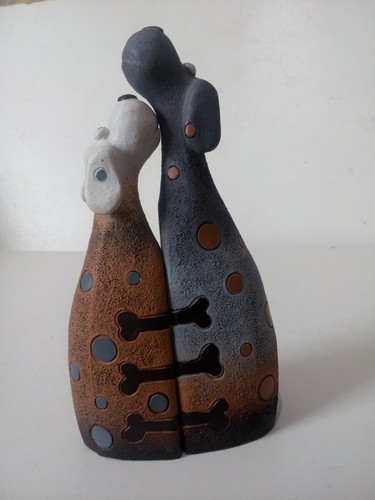 Dogs two novelty resin - two,