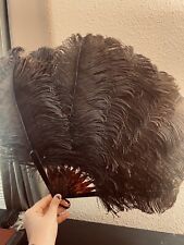 Antique Ostrich Feather Hand