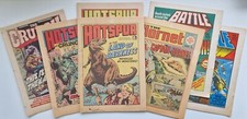 British Comics Bundle 1970s 80s HOTSPUR * HORNET * CRUNCH * BATTLE