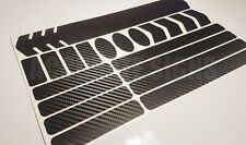 Mountain Bike frame Protection Film stone guard stickers  BMX Carbon Fibre style