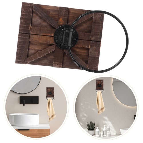 Vintage bathroom towel ring - bathroom,