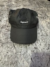 Supreme Black 6-Panel Cap -