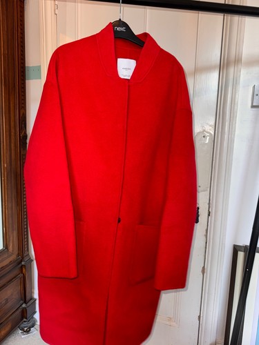 Red mango coat size m - mango, coat-