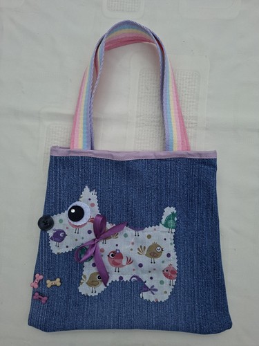 New handmade small denim - small, bag