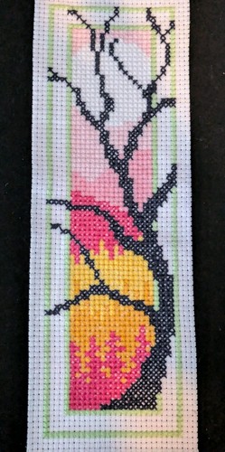 Completed cross stitch - stitch,