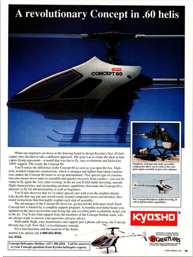 Kyosho concept heli - kyosho,