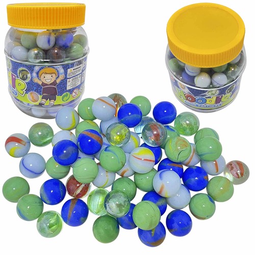 Ram 100 glass marbles kids - 100,