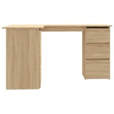 Corner Desk Chipboard Home Office Computer Study Table Multi Colours vidaXL