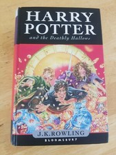 Harry Potter and the Deathly Hallows by J. K. Rowling Hardback 1st Edition Book 