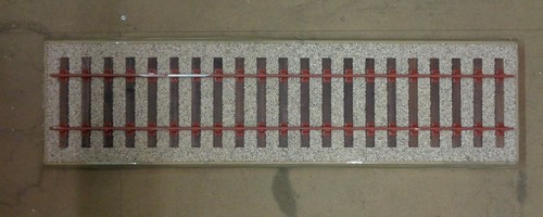 Inch gauge display track - inch,