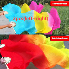 Dance Fire Flag Fan Bamboo