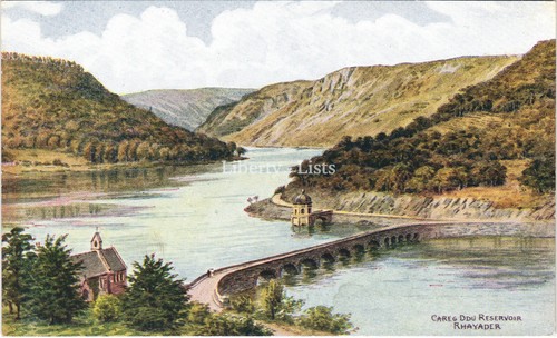 Careg ddu reservoir rhayader - careg,