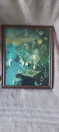 Vintage dufex foil art framed - vintage,