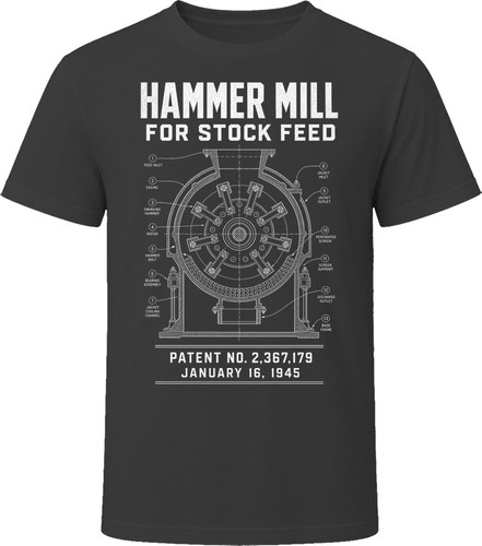 Hammer mill patent - mill, blueprint