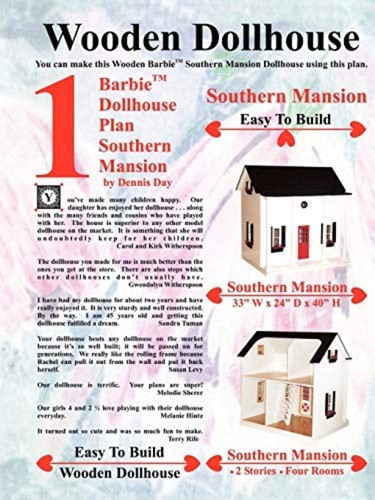 Barbie dollhouse plan southern - barbie,
