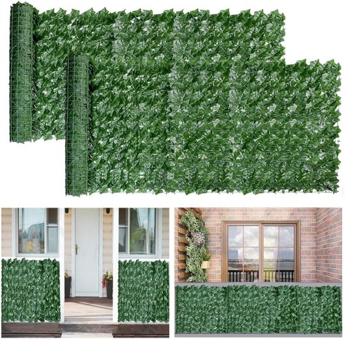 Artificial ivy leaf hedge - 6m,