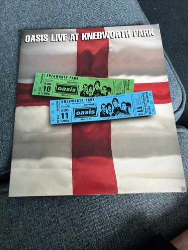Oasis knebworth programme rare - oasis,