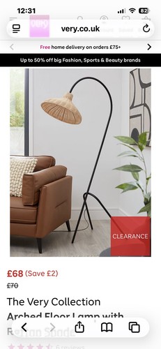 Arched floor lamp - lamp, with