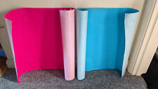 2 lengths of felt for a cutter plotter (L310cm X W45cm bright pink and L130cm X