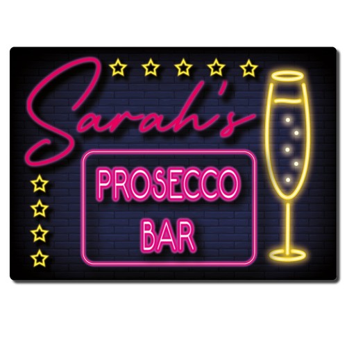 Personalised bar sign metal - personalised,