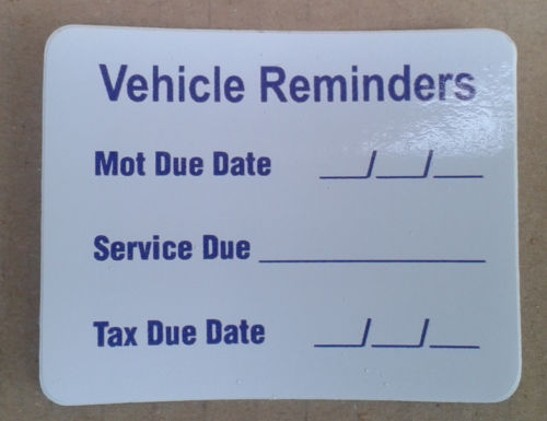 Mot service tax reminder - mot,