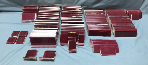 Vtg lot 120 hermosa burgundy - vtg,