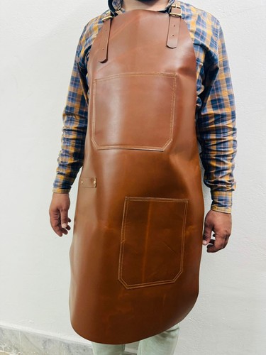 Adjustable leather work apron - adjustable,