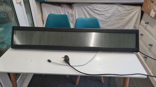 Led retail message display - message,