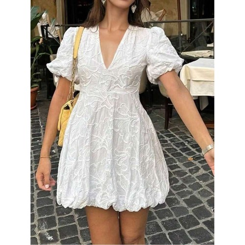 Zara white adorable puff - adorable,