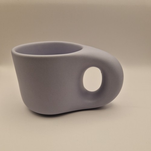 Ceramic coffee mug lavender - ceramic,