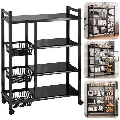Large tier metal trolley - 4,
