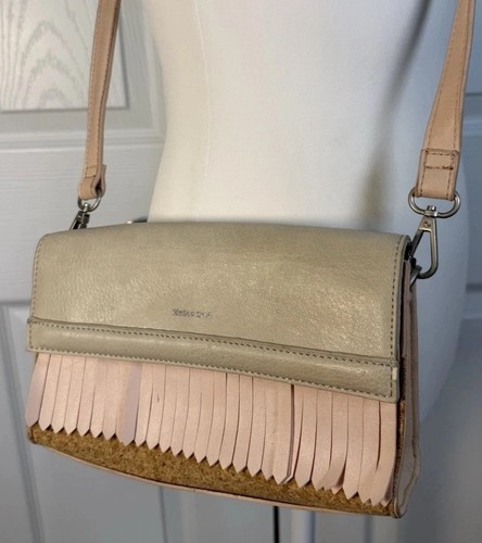 Vintage pink cork fringe - vintage,