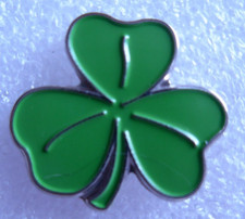 Shamrock pin badge. Smaller
