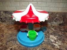 Vintage 1986 Disneyland Playmates Train Set CAROUSEL part, Merry go Round