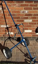 Kings make Golf Master Cart 2 Wheeled Foldable In Blue