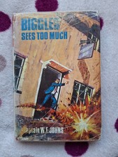 W E Johns Biggles Sees Too Much 1st edition 1970