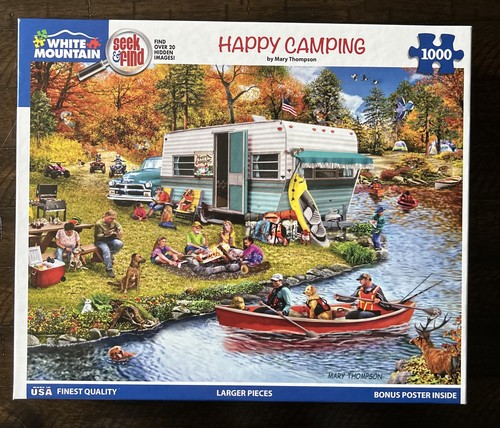 White mountain 1000 piece seek - white,