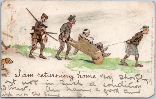 Artistic antique postcard - artistic,