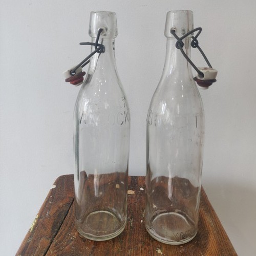 Vintage pair glass - pair, of