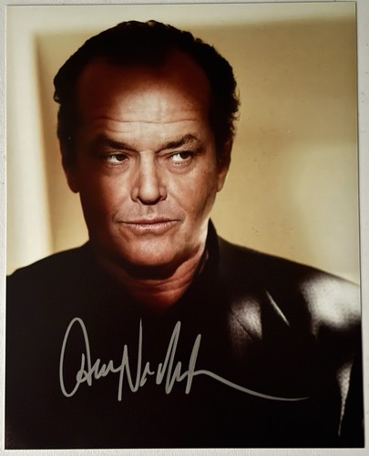 Jack nicholson signed photo - jack,